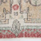 3x6 Shades Of Beige Turkish Rug, 204x106Cm
