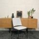 Chaise Parla noire et blanche
