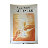 Poster "L'Instant Taittinger Champagne" 118x174cm 1985