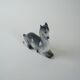 Ceramic deer figurine, Danish design, 1970s, production: Denmark