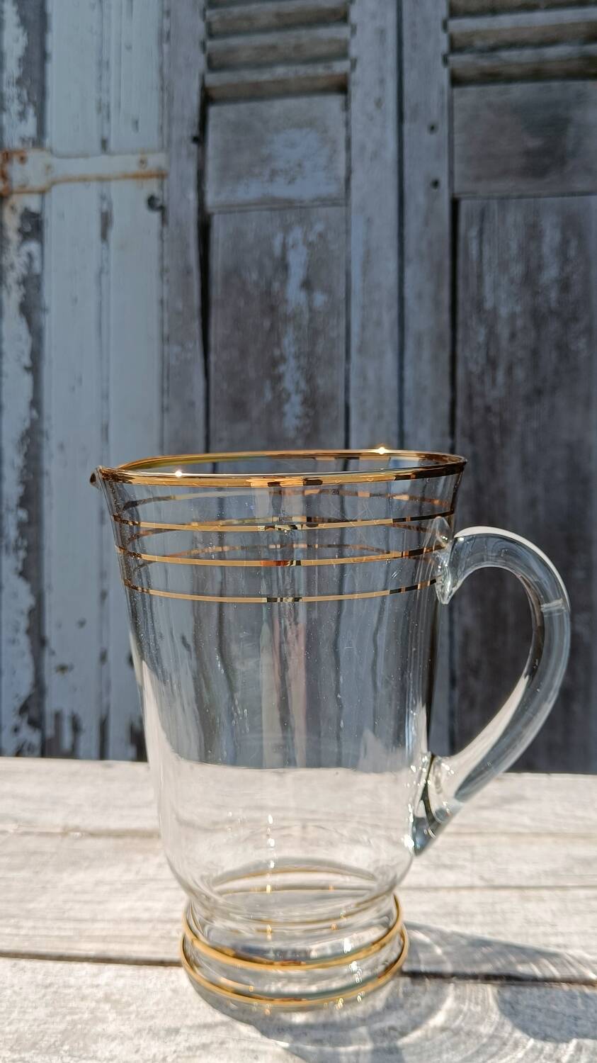 Carafe Art Déco en verre