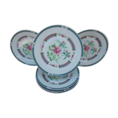 6 plates dessert Limoges The porcelain of the Unicorn Imperial China