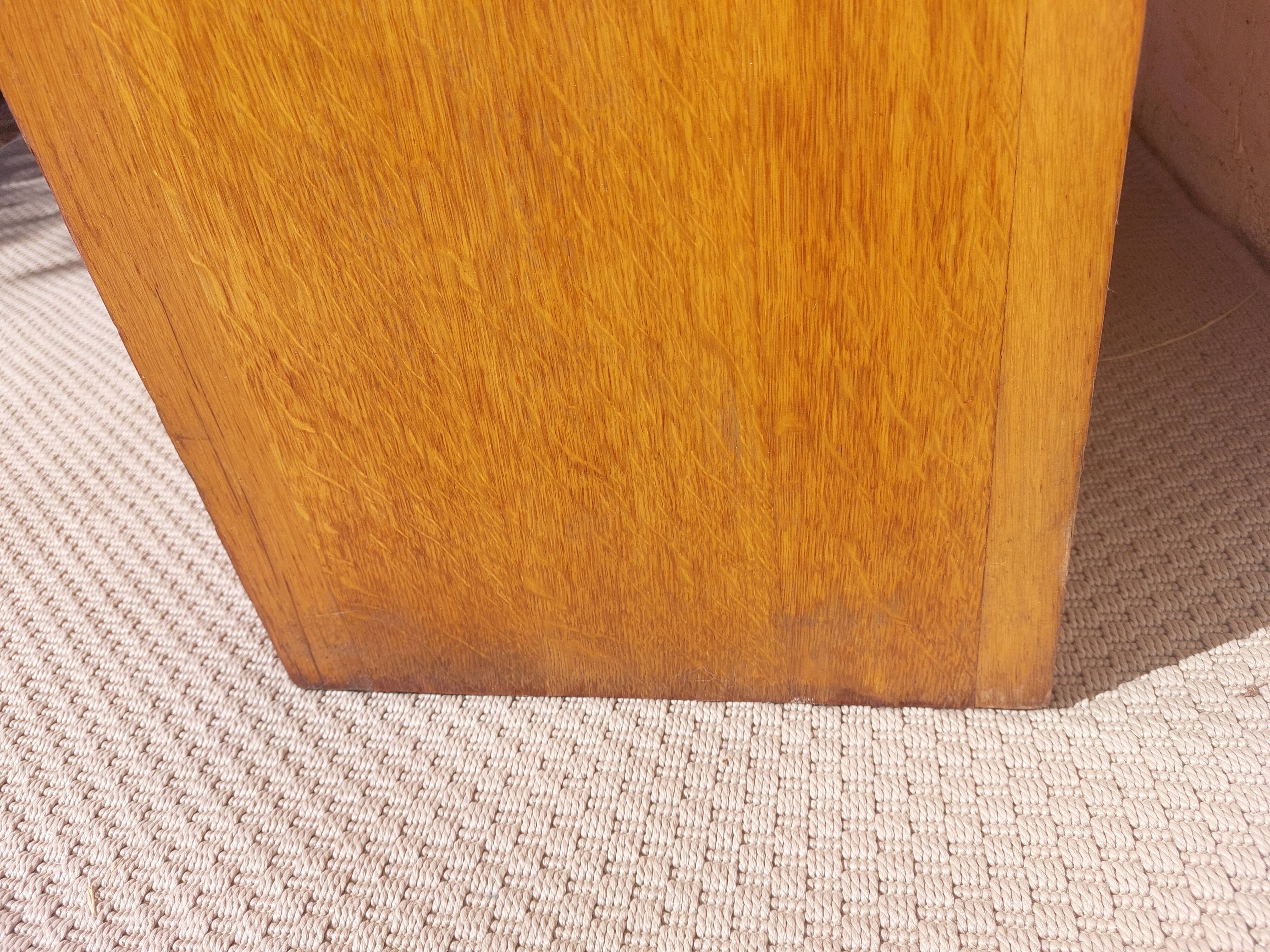 double curtain cabinet, vintage