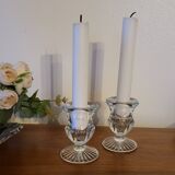 Pair of Crystal Candlesticks