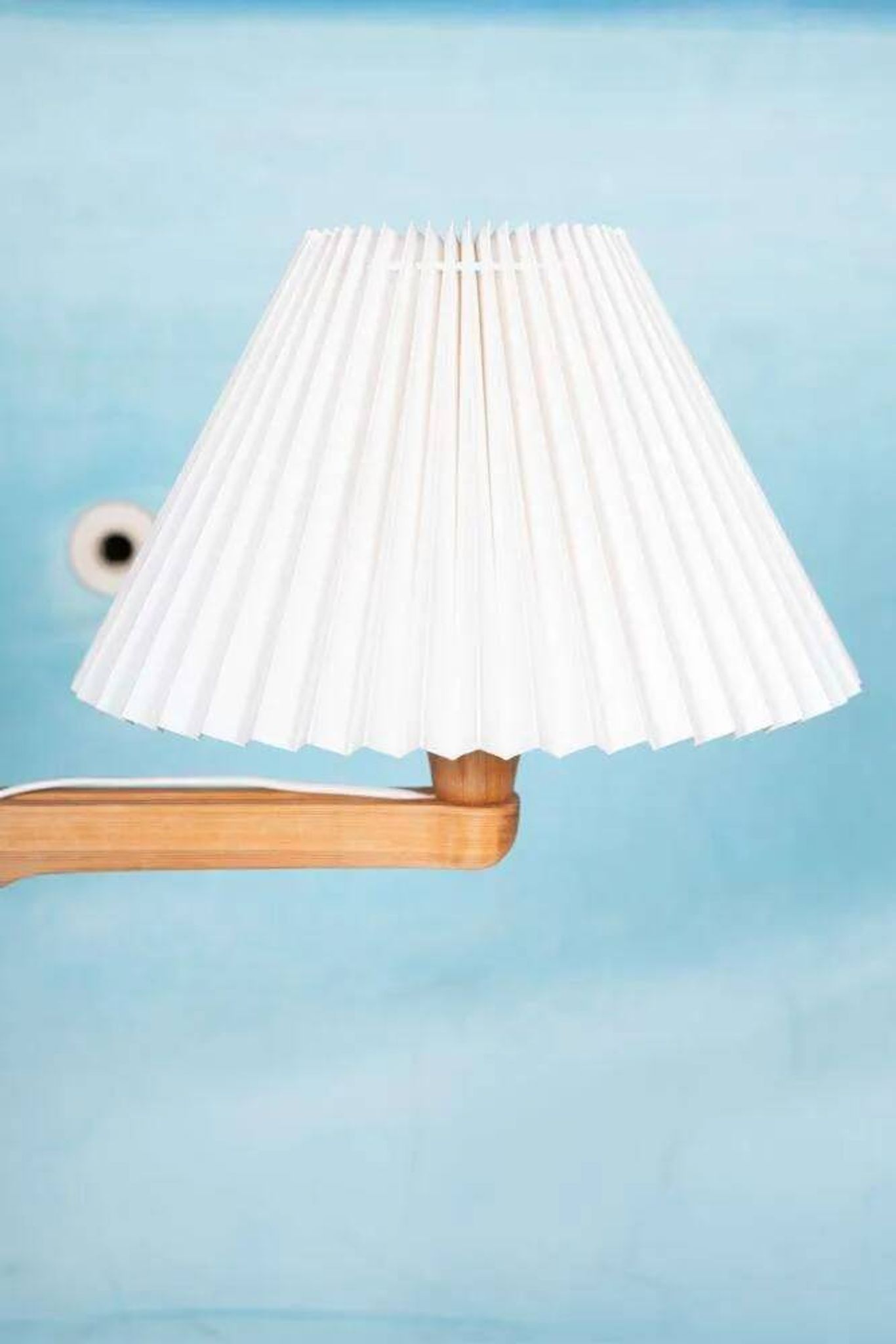 Minimalist Scandinavian floor lamp Carl Malmsten in pine, Sweden