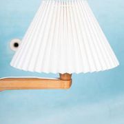 Minimalist Scandinavian floor lamp Carl Malmsten in pine, Sweden