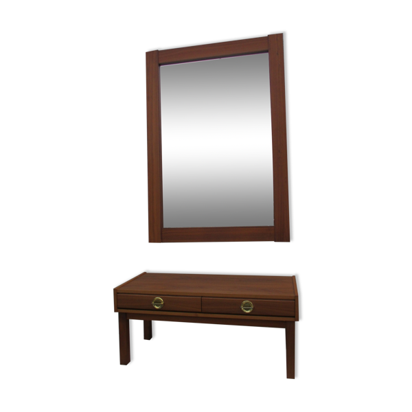 Miroir et console AB Carlström & Co Suède années 1960 — Beyit