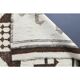 Vintage Turkish Oushak handmade wool cotton white runner rug 100x350