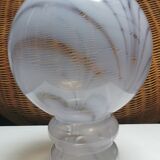 Globe lamp Italy marbled decoration space age