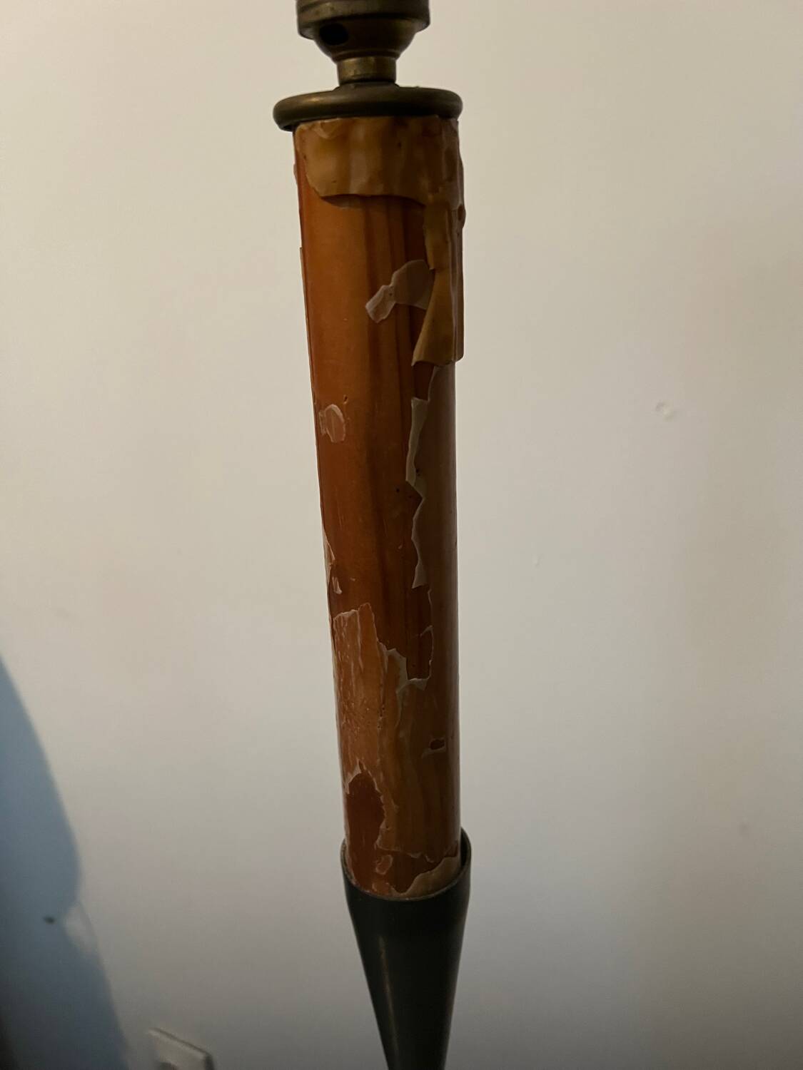 Wrought iron floor lamp/torchere 1950