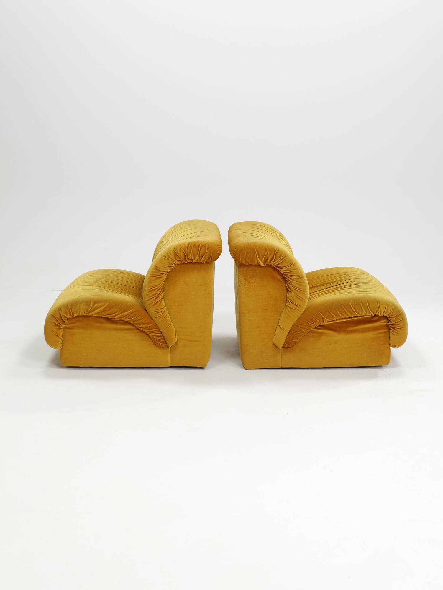 Paire de fauteuils Tiffany Doimo Salotti, années 1970