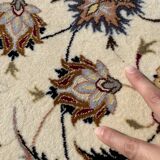Tapis Persan Tabriz en Laine incrusté de Soie 300x200 cm