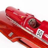 Boat model Riva Arno IX Timossi Italian 76 cm fully wood studded