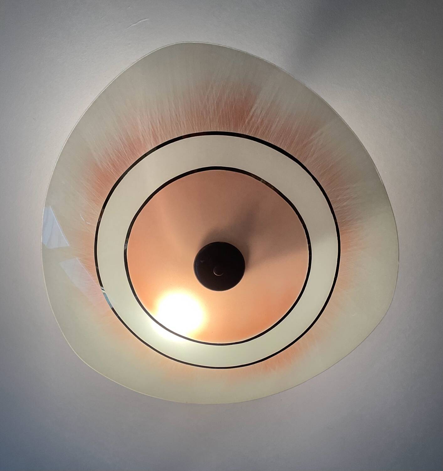 Vintage 60s ceiling light suspension