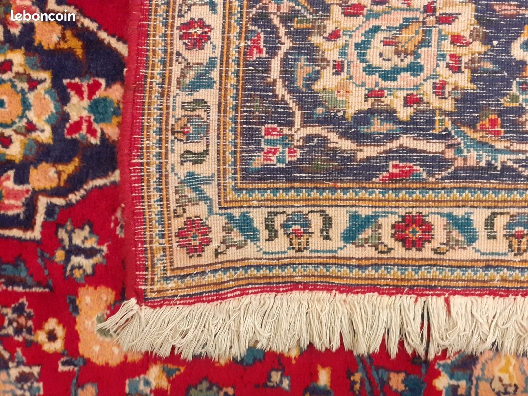 Handmade persian keshan rug 300×202 cm