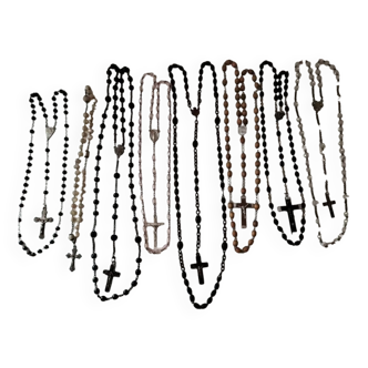 Lot of 8 old rosaries