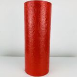 Red stone and fibreglass lamp, vintage