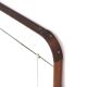 Scandinavian mahogany mirror, Glas & Trä, Sweden, 1960, 103x62cm