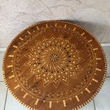 Moroccan marquetry table