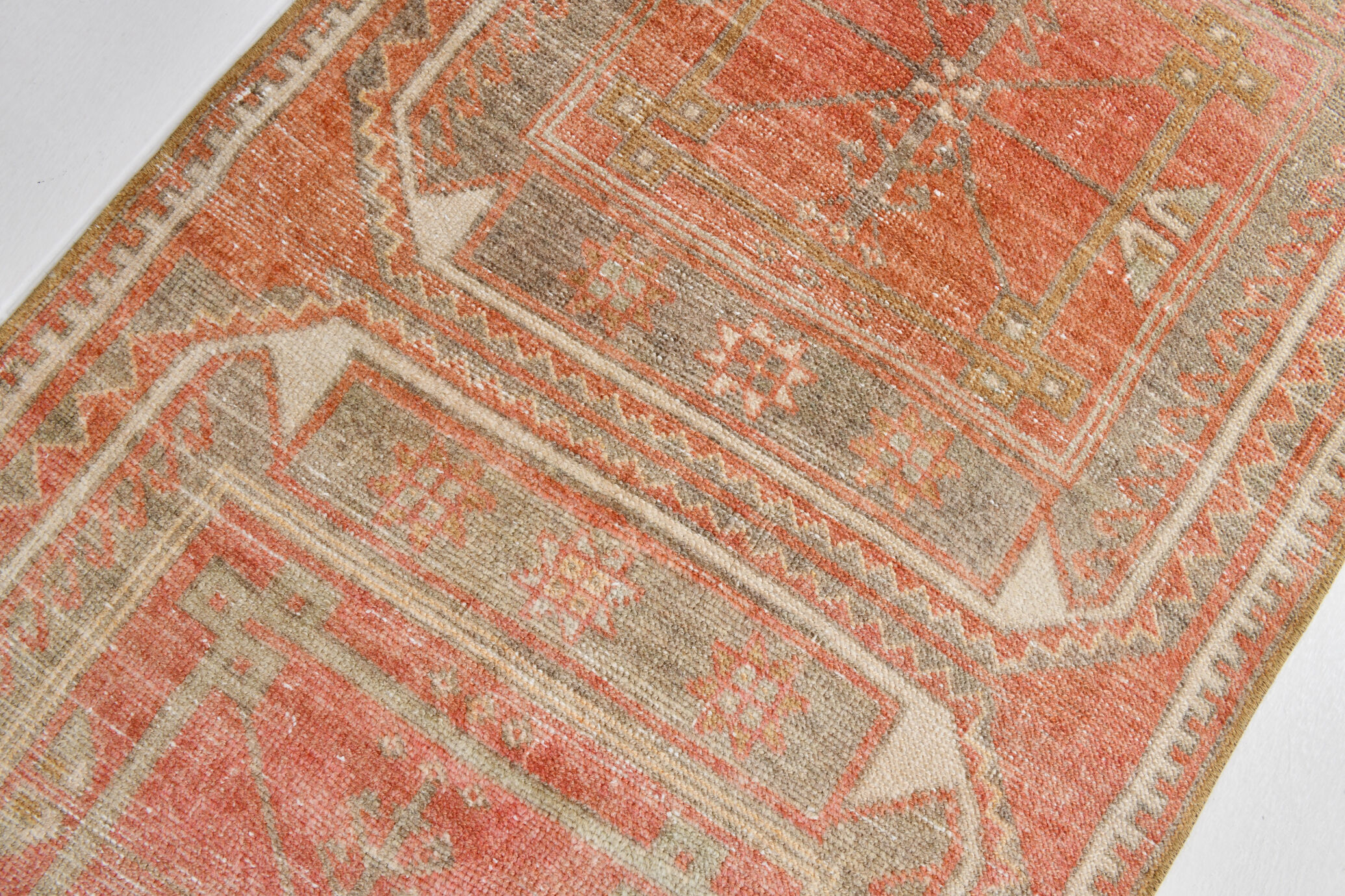 3x10 Turkish Vintage Runner Rug, 82x315Cm