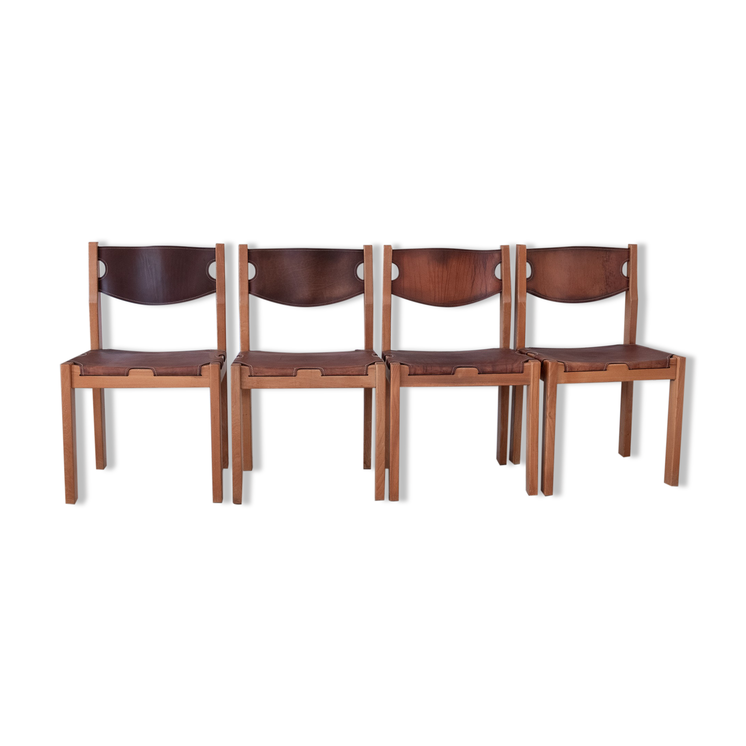 Series of 4 chairs "Maison Regain"
