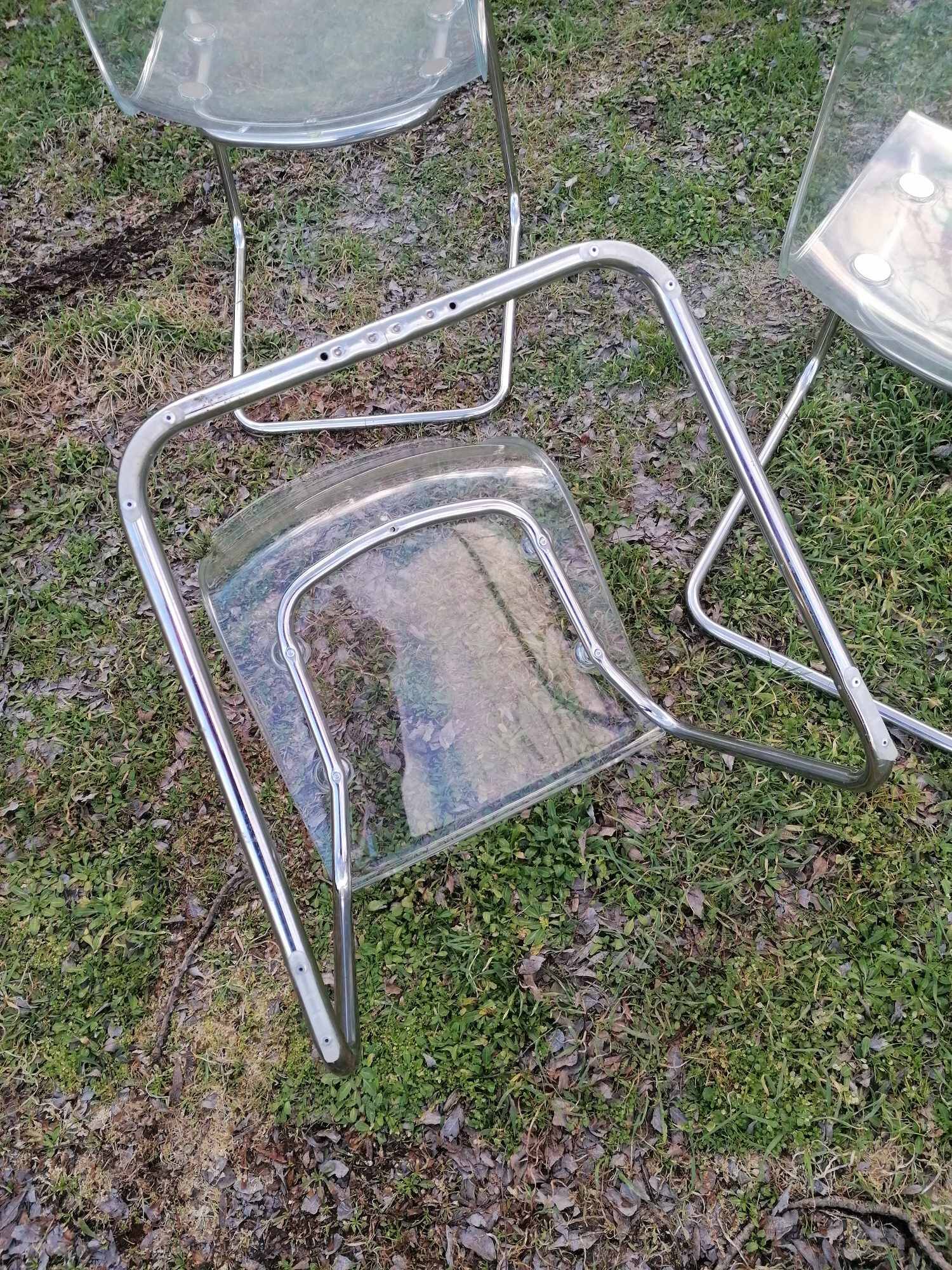 Set of 3 Tobias chairs by Carl Ojerstam for IKEA, 90s