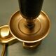 Table lamp with two fires on terrace - years 1950/60 - bronze