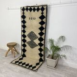 Handmade Moroccan Berber carpet 231 X 95 CM
