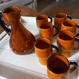 Old service 1 pitcher and 8 mugs/cups