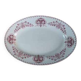 Oval serving dish Lunéville model Sebastopol