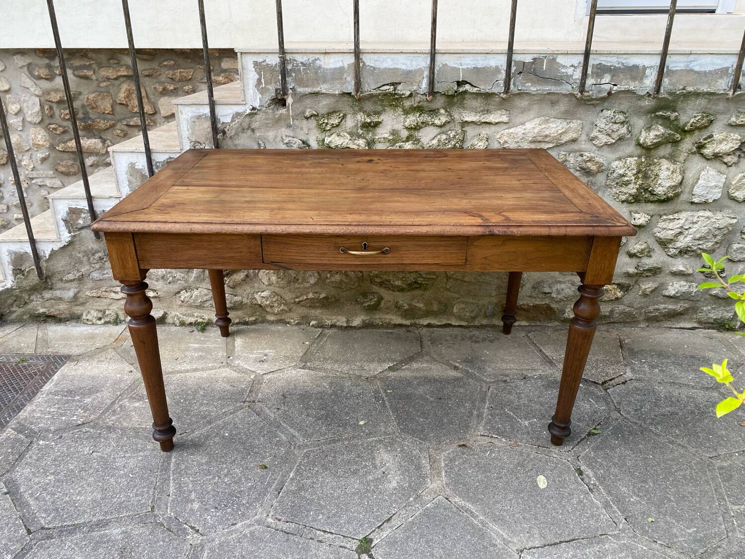19th century oak desk