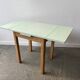 Mid-Century Vintage Draw-Leaf Kitchen Dining Table with Formica Top