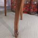 Caned chair in Louis XV style painted orange.