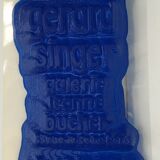 Gerard Singer blue thermoformed poster