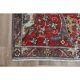 1970s Vintage Persian Handmade Wool Cotton Red Area Rug 289x384