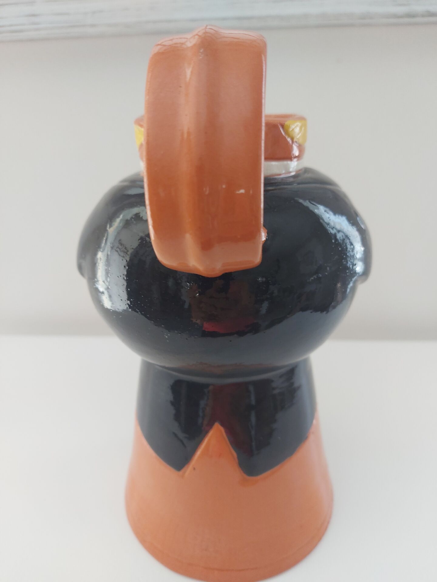 Vintage zoomorphic ceramic pitcher