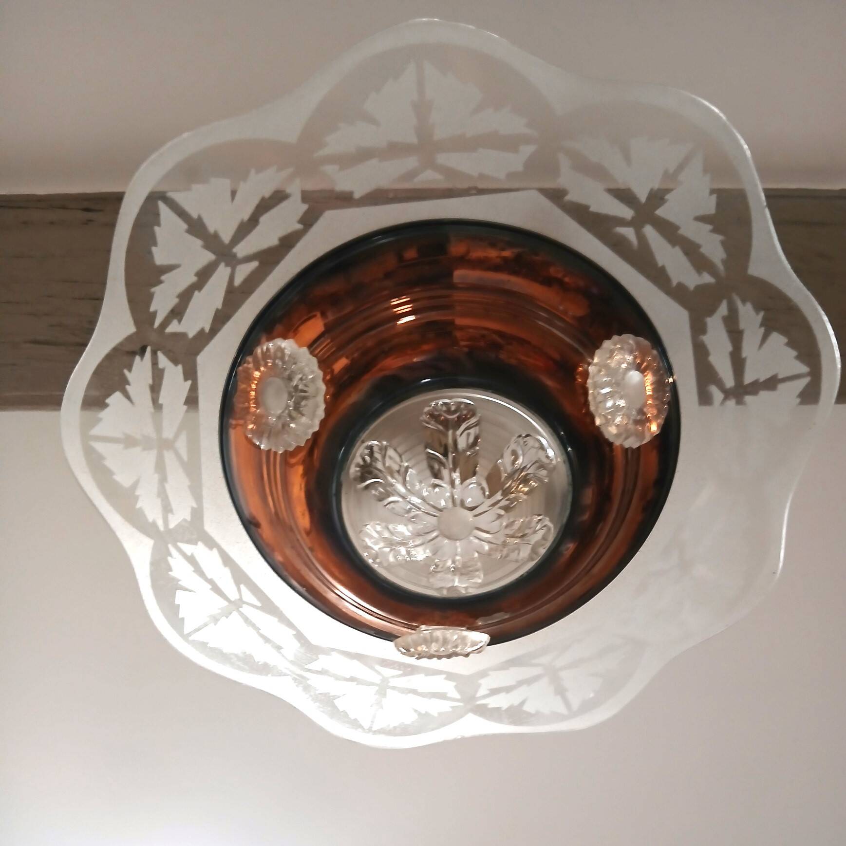 Art Deco chandelier signed Ezan