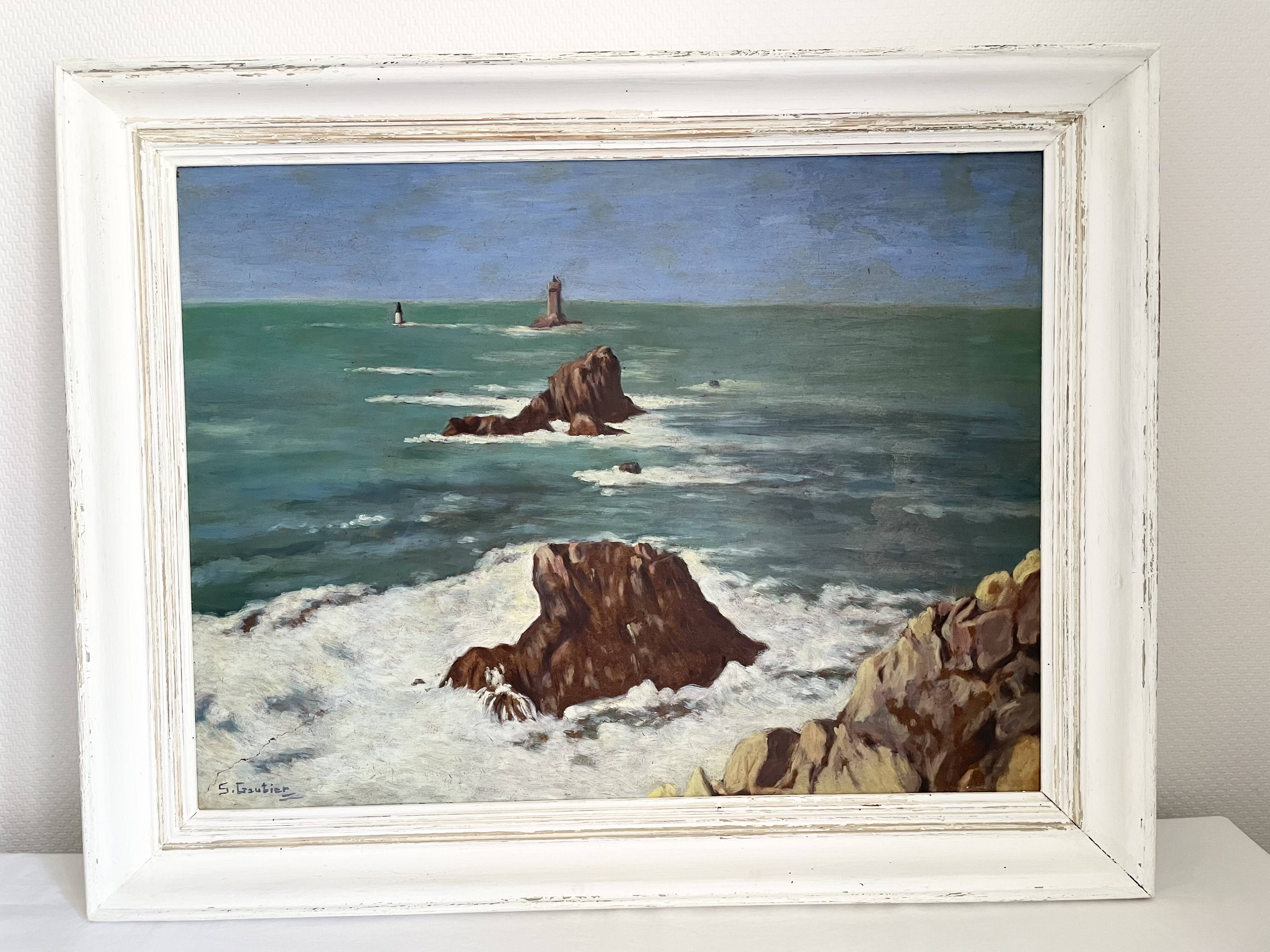 S.GAUTIER marine painting