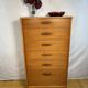 Vintage Austinsuite Teak Chest of Drawers 1960 Scandinavian Danish Design