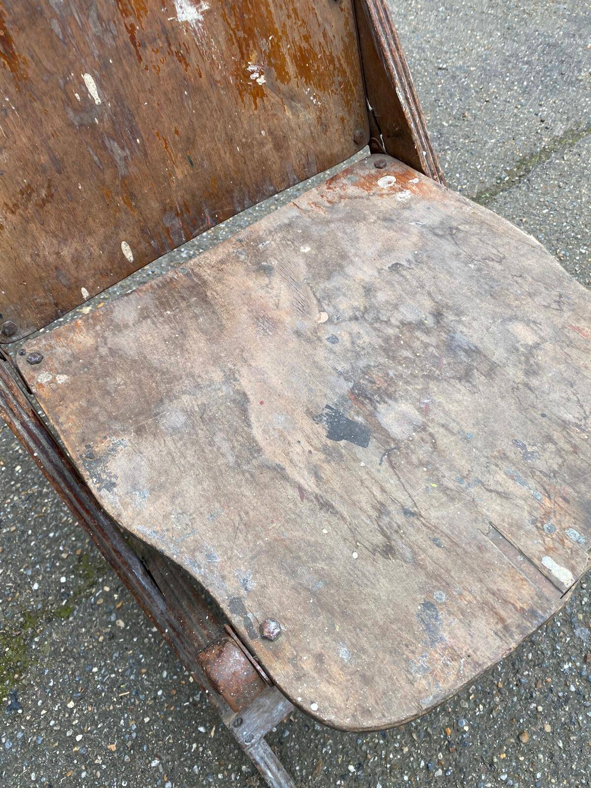 Chaise pliante US army deuxième guerre mondiale