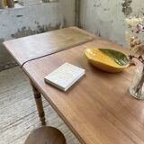 Walnut farmhouse table + extensions