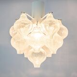 1 of 2 Small Tulipan Glass Wall Light by Kalmar, Austria, 1960s
