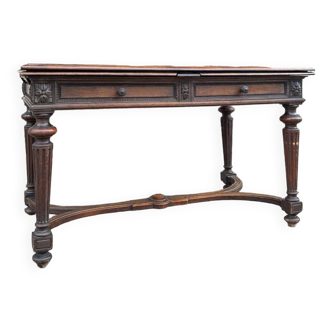 Italian Dining Table In Natural Wood Louis XVI Style XIX Eme Century
