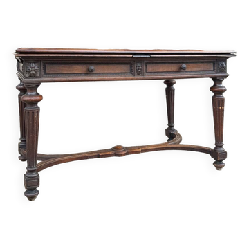 Italian Dining Table In Natural Wood Louis XVI Style XIX Eme Century