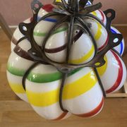 Venetian lantern, Arlequin series, made of Murano glass