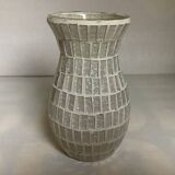 Vase in glittery mosaic
