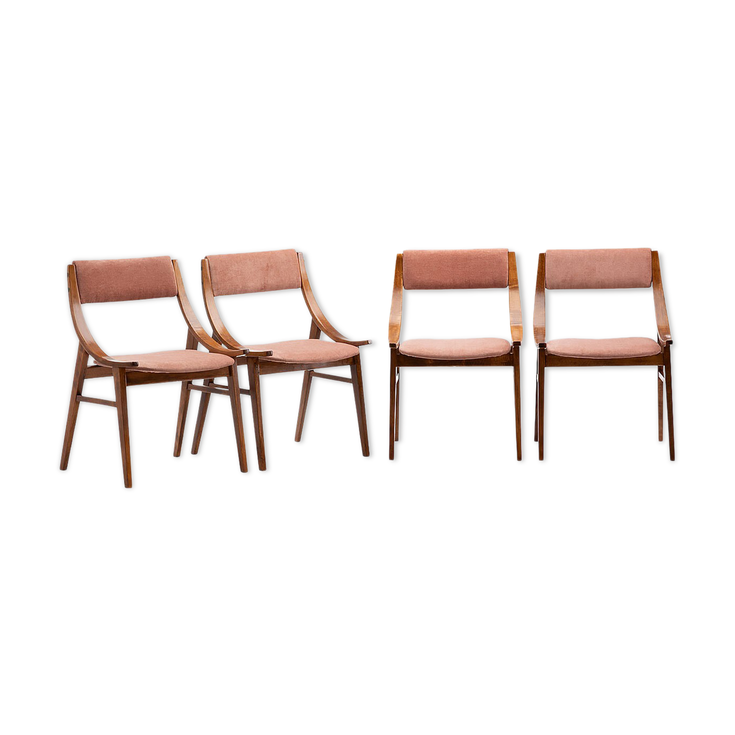 Set of 4 skoczek chairs from the 60