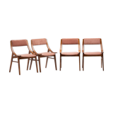 Set of 4 skoczek chairs from the 60