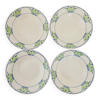Assiettes creuses Hippolyte Boulenger & Cie