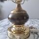 Lampe doré opaline vintage